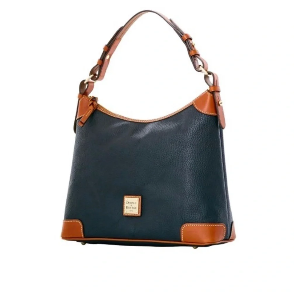 Dooney & Bourke Pebble Grain‎ Hobo Bag in Black